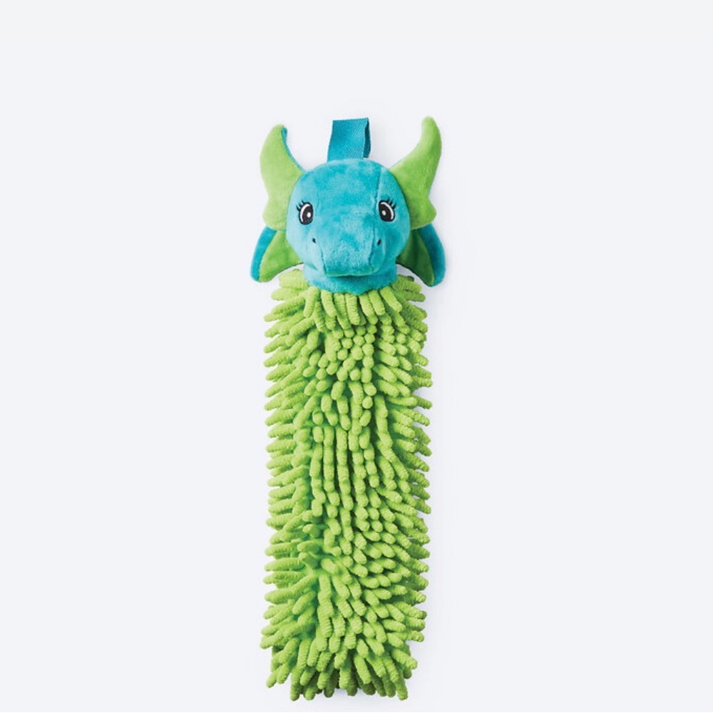 Norwex Kids Pet to Dry Chenille Hand Towel - Dragon